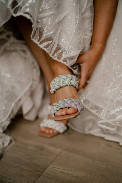 Bridal shoes gown bride heels