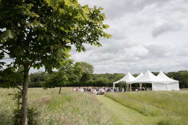 Tree field garden marquee