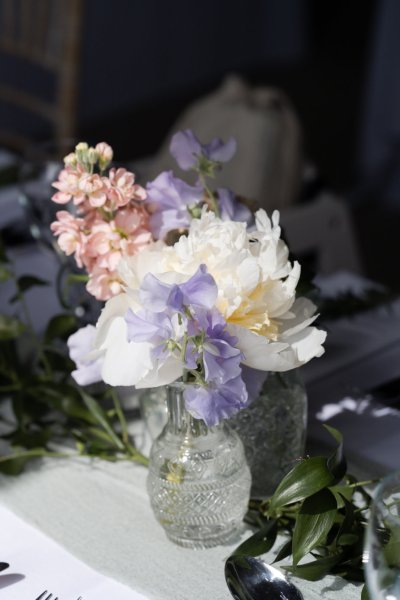 Flowers on table