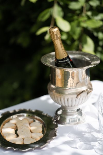 Champagne in ice bucket