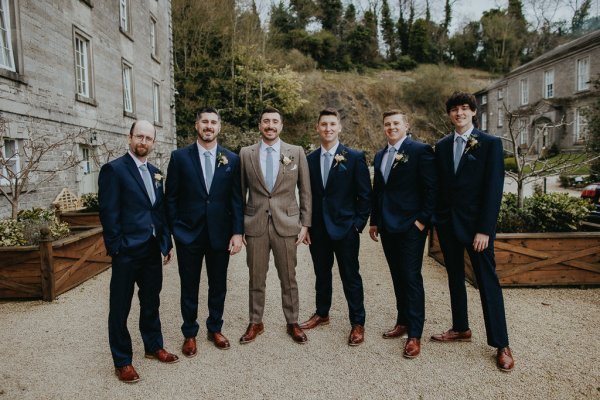 Groom and groomsmen