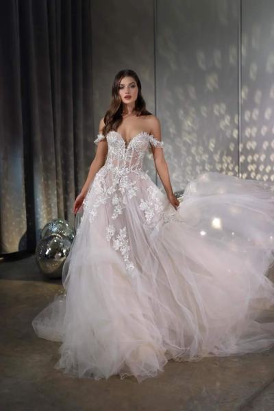 GALIA LAHAV SPRING 2023: SHINE collection Almaz bridal gown dress