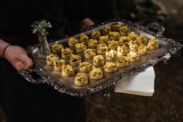 Finger food dining pastries