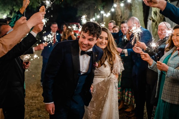 Bride and groom dancing dancefloor