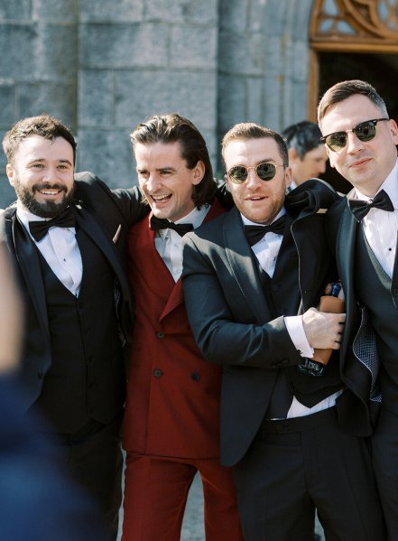 Groom and groomsmen