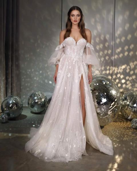 GALIA LAHAV SPRING 2023: SHINE collection Luce bridal gown dress