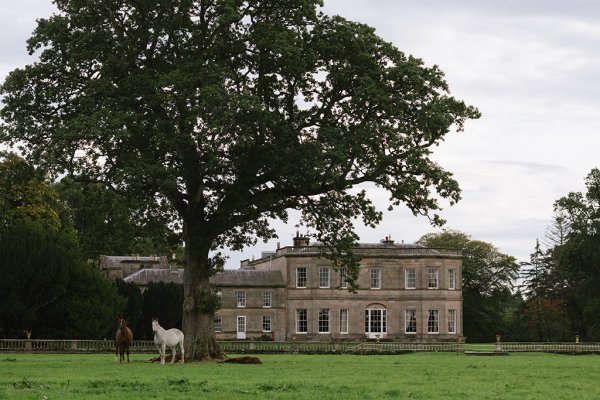 Exterior wedding venue