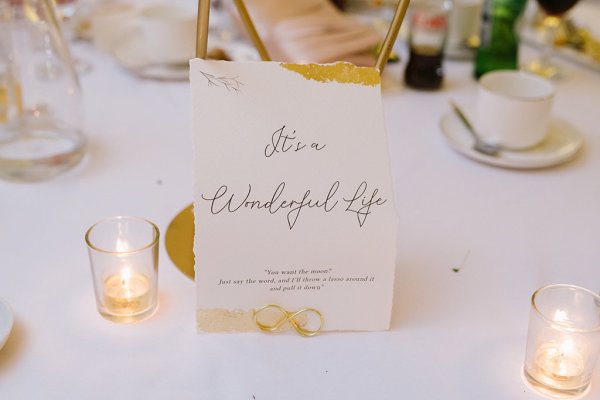 Wonderful life letter card