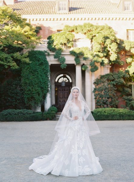 Anne Barge bridal wear bride dress veil