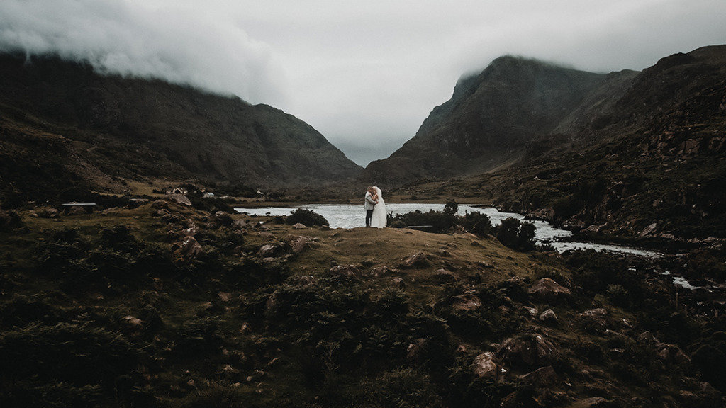 marie and brian weddin film, gap of dunloe