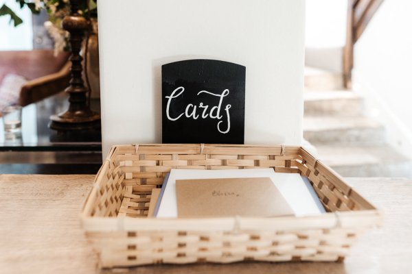 Cards in basket