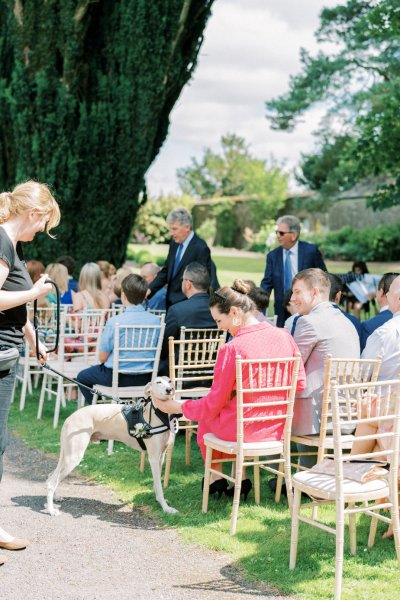 Guests seated during ceremony