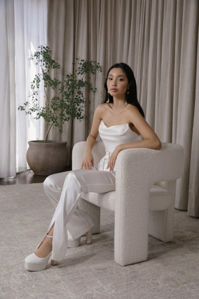 Katherine Tash 2022 RTW Bridal Collection Dove Top Pant