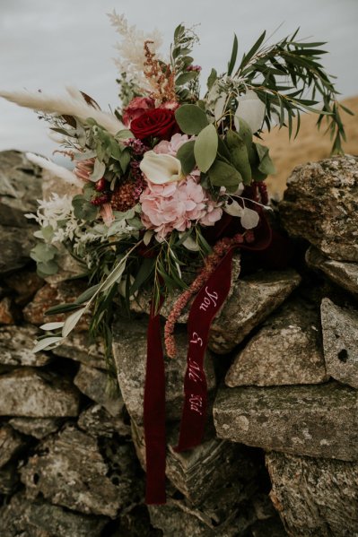 Close up of bouquet of flowers