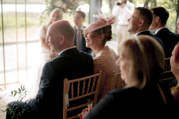 Guests detail waiting for bride