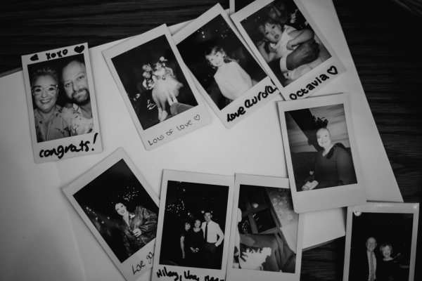 Black and white polaroids