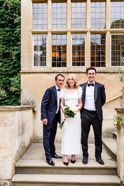 Bride groom and groomsman/guest