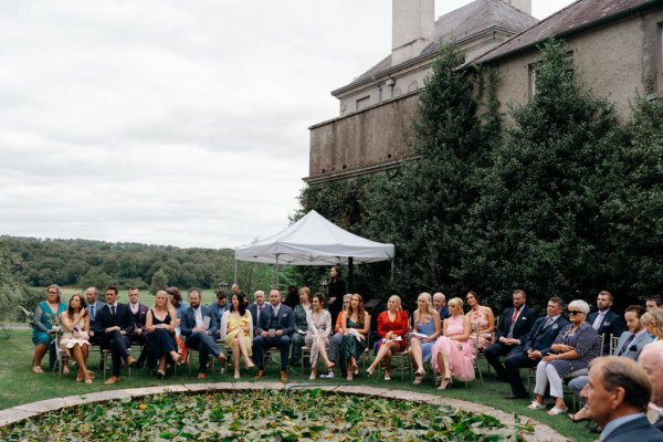 Ceremony guests seated