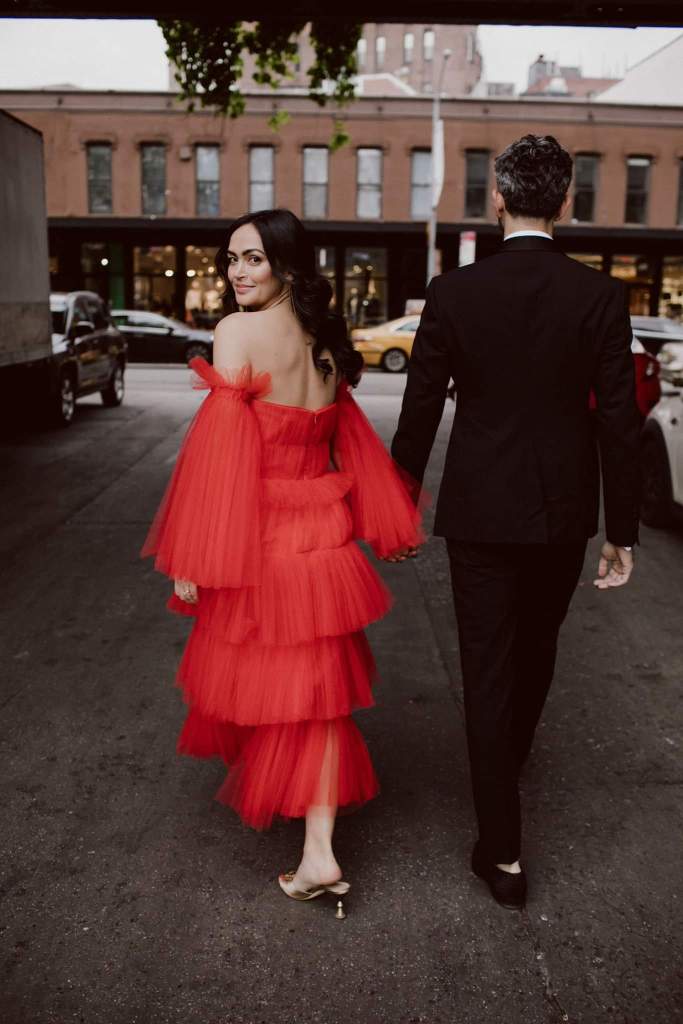 Beautiful red wedding dress inspiration for the daring bride!