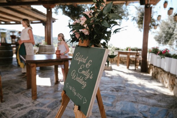 Ashford & Emily wedding wooden sign