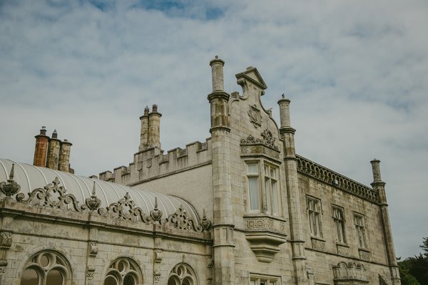 Killruddery manor house detail and garden roof detail