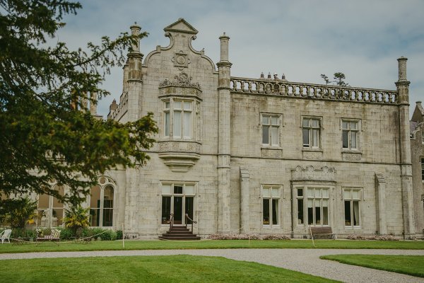 Killruddery house wedding venue grass exterior detail setting