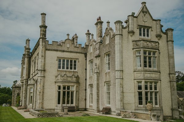 Killruddery house wedding venue grass exterior detail setting