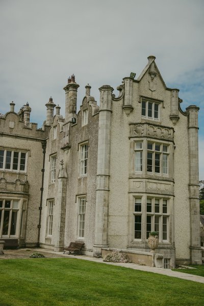 Killruddery house wedding venue grass exterior detail setting