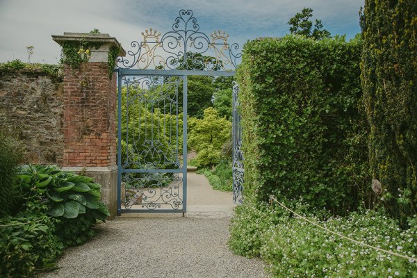 Killruddery manor house detail and garden