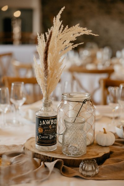 Bisquit jars on table