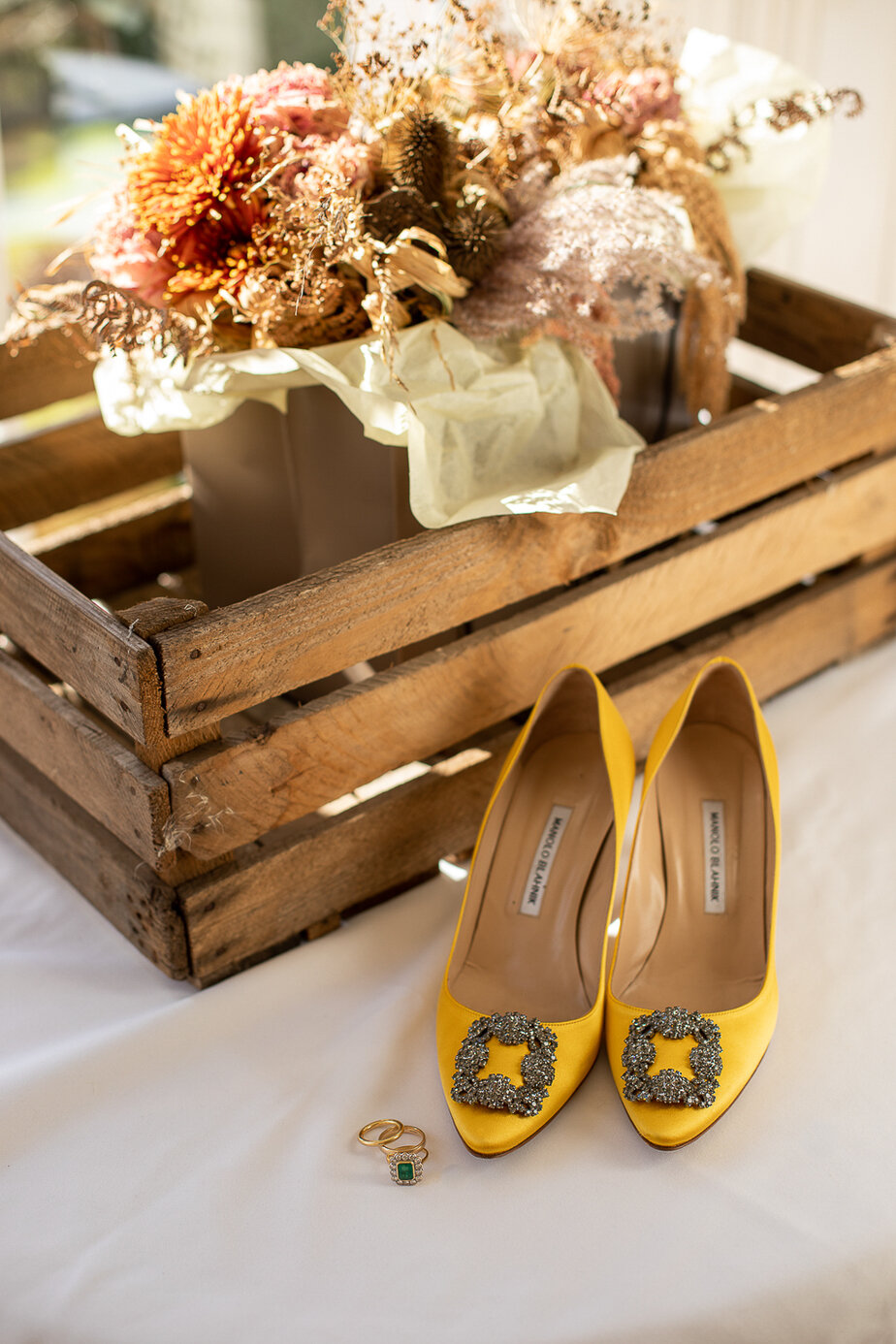 colourful wedding shoes