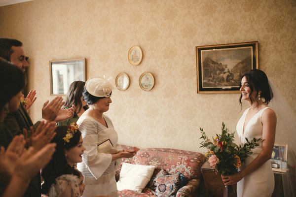 Mother and bride in room