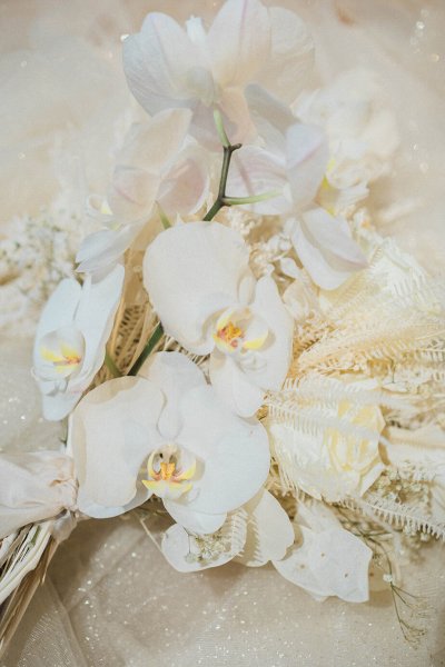 White flower bouquet