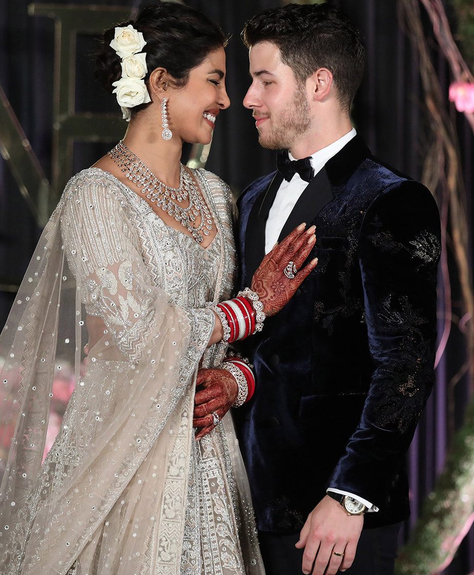 Nick Jonas Priyanka Chopra wedding hair style India