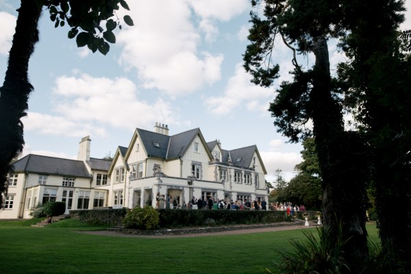 Wedding venue exterior and grass