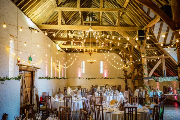 Interior dining room ballroom lights table and chair setting