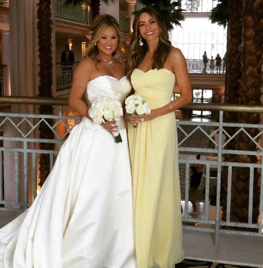 Sofia Vergara Bridesmaid