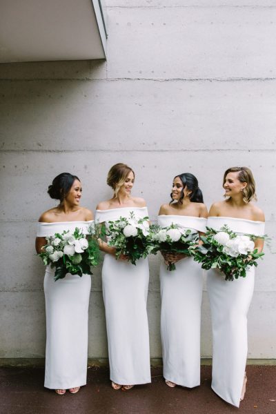 White Bridesmaid Dresses | One Fab Day