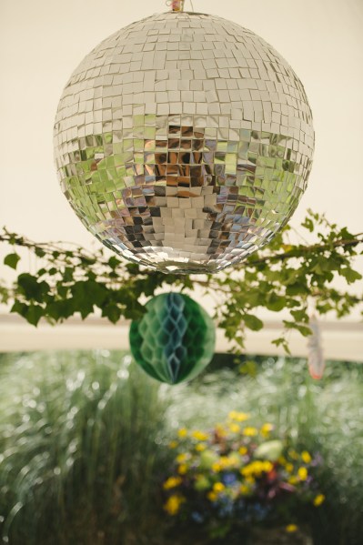 Disco ball detail hanging