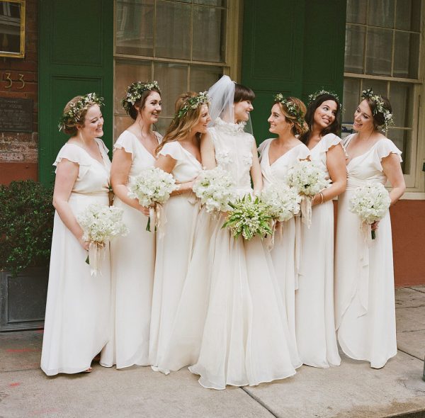 White Bridesmaid Dresses | One Fab Day