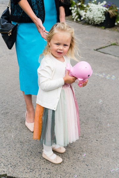 Little girl poses for the camera