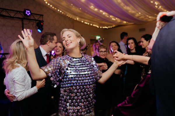 Guests on the dancefloor dancing