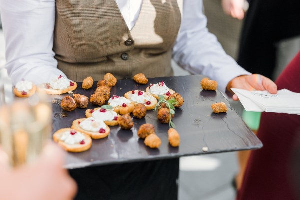 Finger food for guests