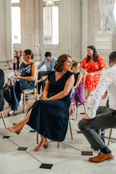 Guests seated waiting