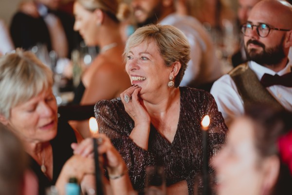 Older woman smiling laughing