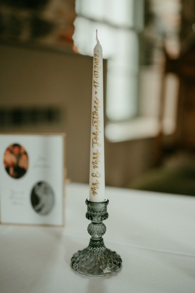 Close up of candle