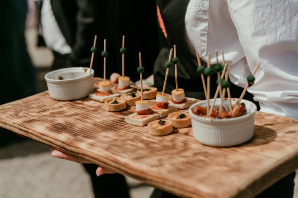 Finger food for guests