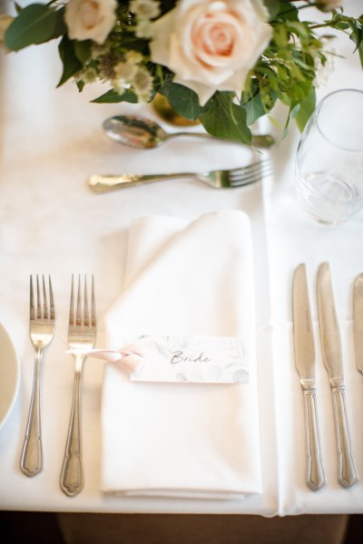 Cutlery on table