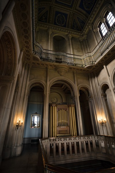 Church interior setting