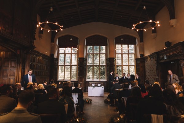 Guests seated during ceremony